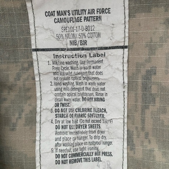 OCP Coat Man’s Utility Air Force Camouflage Pattern - Picture 4 of 10